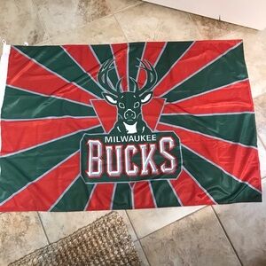 🏀Milwaukee Bucks Banner Flag